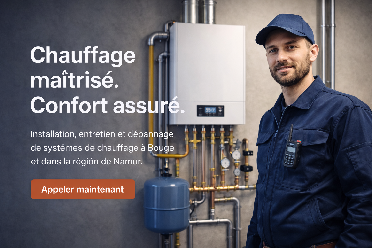 Installation chaudière moderne